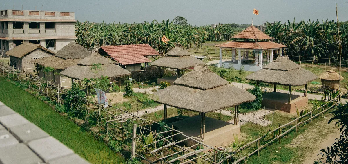 A rural community landscape